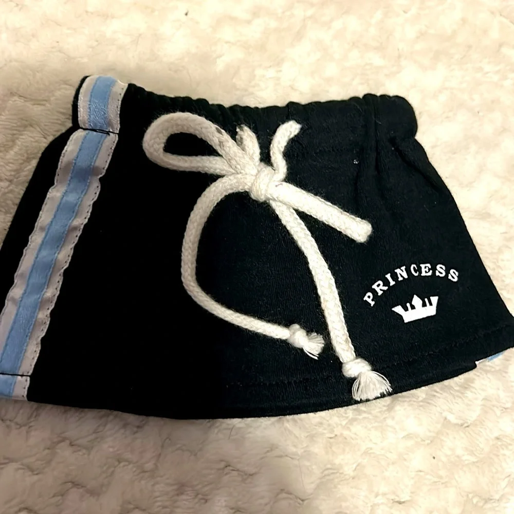 NWOT 18” Doll Princess University Cheer Skirt Set